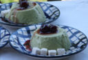 Panna cotta al tè verde Matcha