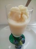 granita al cioccolato bianco