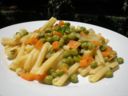 Casarecce con Carote Piselli e Pesto alla Menta