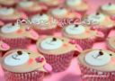 Cupcake decorati: orsetto per un battesimo di una bimba