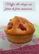 Muffin alle ciliegi con farina di farro monococco