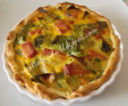 Quiche porri e prosciutto