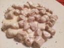 GNOCCHI DI CASTAGNE CON SALSA AL PECORINO