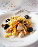 Insalata con avanzi di pollo