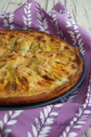 Quiche con fiori di zucca ripieni, una meraviglia che arriva dal mio orto
