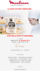 Meno due alla 2° tappa del tour Cuisine Companion. Ci vediamo a Firenze.