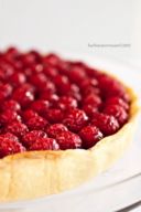 Crostata con lamponi - e, buon fine settimana!