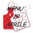 Menu' per il 29 aprile