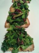 Bruschetta con broccoletti