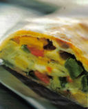 Strudel di verdure e formaggio.