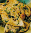 Scaloppine di pollo alle erbe