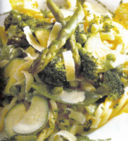 Torciglioni con sugo di verdure.