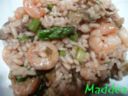Risotto Carciofi, Asparagi e Gamberi