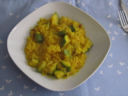 Risotto zucchine e zafferano