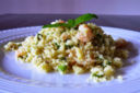 COUS COUS CON ZUCCHINE E GAMBERETTI