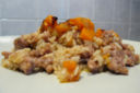 RISOTTO CON ZUCCA E SALSICCIA