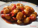 Gnocchi di Patate con Gamberi e Pomodorino