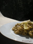 Risotto con Cuori di Carciofi e Scorza di Limone