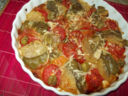 PATATE E PEPERONI ALLE OLIVE