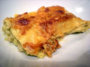 Lasagne gialle (Lasagne con cernia ed asparagi e besciamella allo zafferano)