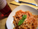 Trucioli all’A.B. Norma (Trucioli al sugo di melanzane con mozzarella filante)