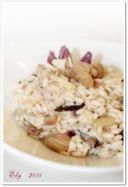 Che nottata... di Befane e di risotto al radicchio e castagne...