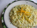 Risotto  all' arancia e porri