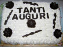 Torta compleanno nonno (con cioccolato plastico)