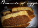 Plum cake variegato al caffè
