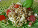 Kamut con pesto in insalata
