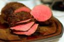 Secondi Piatti:  Roast-Beef con funghi