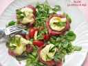 ROSETTE DI CARPACCIO CON SALSA ALLA SENAPE