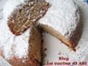 TORTA CON FARINA INTEGRALE E MIRTILLI Ricetta  dolce leggera