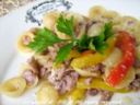 ORECCHIETTE CON PEPERONI E SALSICCIA Ricetta primo piatto