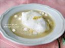 ÎLE  FLOTTANTE CON CREMA INGLESE AL CAFFE’ Ricetta dolce