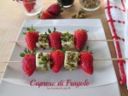 CAPRESE DI FRAGOLE Ricetta antipasto veloce