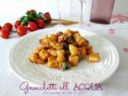 GNOCCHETTI ALL’ACQUA Ricetta primo piatto