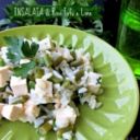 INSALATA DI RISO CON TOFU E LIME Ricetta primo  freddo gluten free