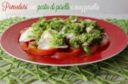POMODORI CON PESTO DI PISELLI E MOZZARELLA