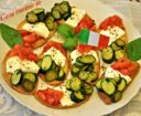 Crostini tricolore ricetta fingerfood
