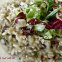 Risotto di lattuga e radicchio rosso