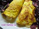 Omelette al prosciutto cotto e crescenza