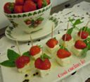 Capricci di feta e fragole al profumo di menta, ricetta per un aperitivo estivo