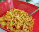 Gnocchetti sardi ai peperoni e scamorza affumicata, primo piatto estivo