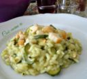 Risotto di zucchine e scamorza