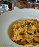 Farfalle al ragù di pesce spada e capperi, primi piatti pesce