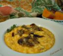 Risotto di zucca e funghi