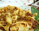 Pappardelle ragù e salsiccia