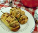 Patate fisarmonica alla salsiccia