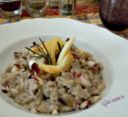 Risotto al radicchio tardivo e scamorza affumicata